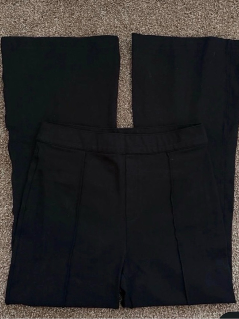 SPANX Black Boot Cut Ponte Pants